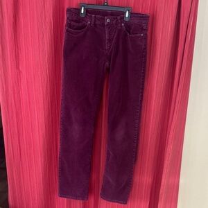 Patagonia Women's Straight Leg Corduroy Organic Pants - Burgundy 29